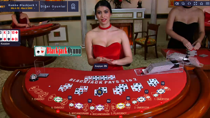 Blackjack oyunu